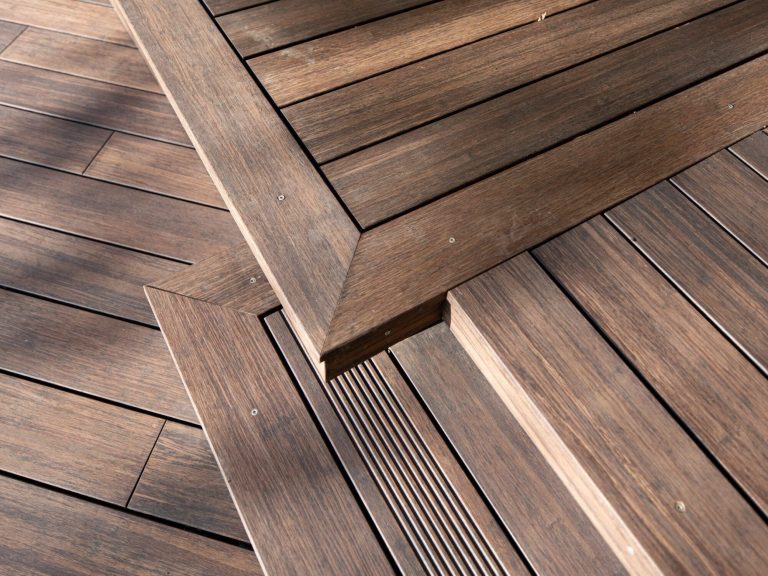 Closeup of Deck Flooring